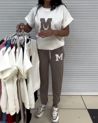 Women's Trendy Printed Casual Outfit