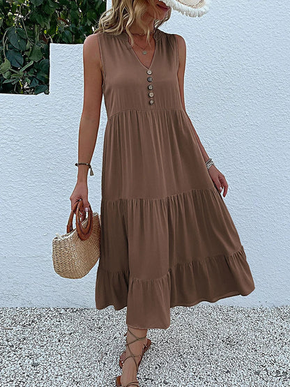 Abigail | Women's Relaxed Elegant Summer Midi Dress
