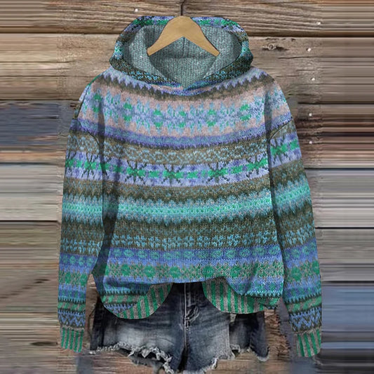 Anja | Women's Longline Cozy Ethnic Jumper