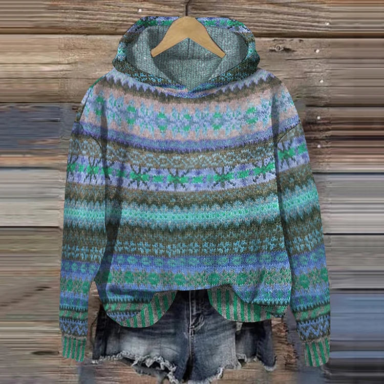 Lina | Women's Longline Cozy Ethnic Jumper