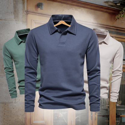 Levi | Men's Polo Pullover with Long Sleeve