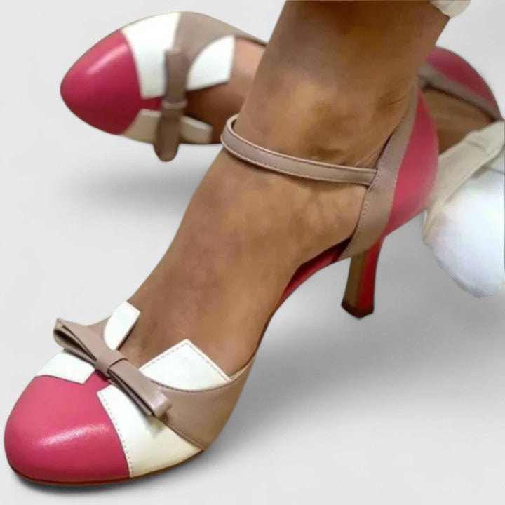 Quinnae | Women's Cushioned Buckle Comfortable Heels