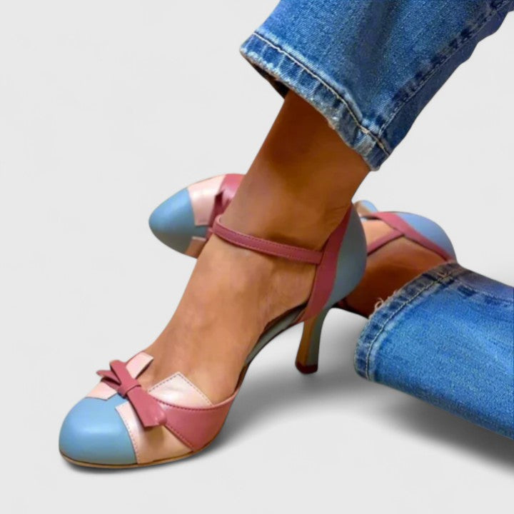 Quinnae | Women's Cushioned Buckle Comfortable Heels