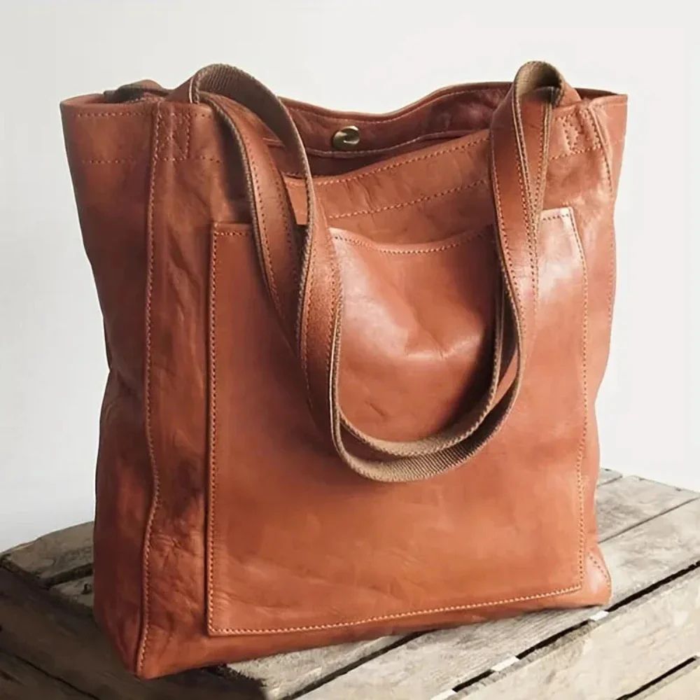 Elviria | Modern Leather Shoulder Bag