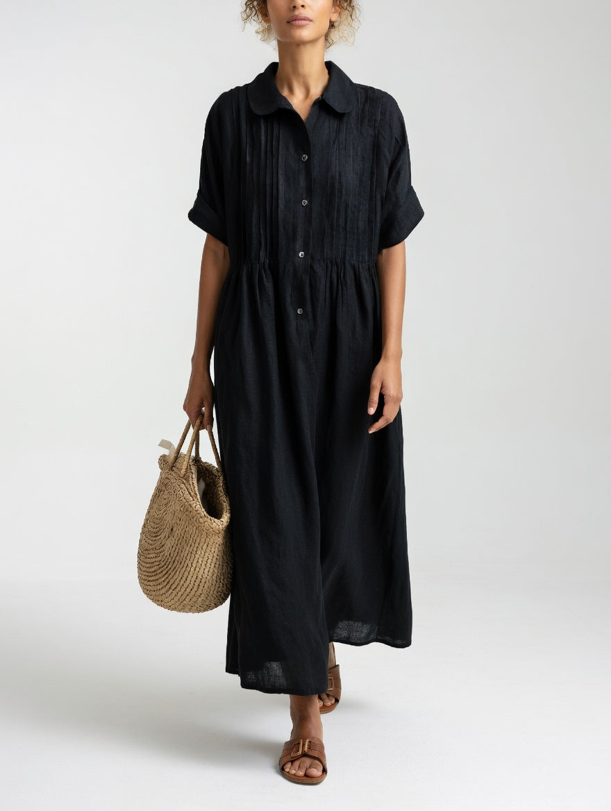 Lysandra | Women's Longline Breezy Summer Shirt Maxi Dress