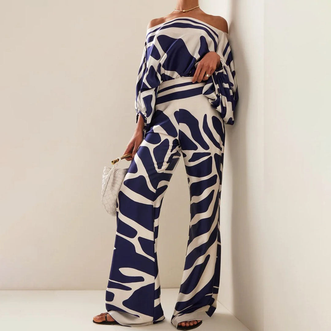 Women's Chic Summer Two-Piece Outfit, Trendy Style