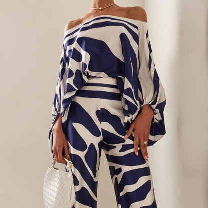Women's Chic Summer Two-Piece Outfit, Trendy Style