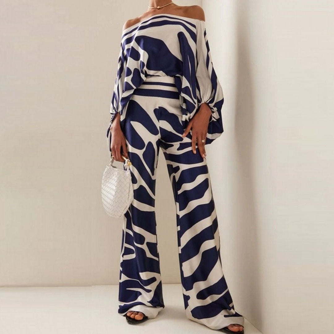Women's Chic Summer Two-Piece Outfit, Trendy Style