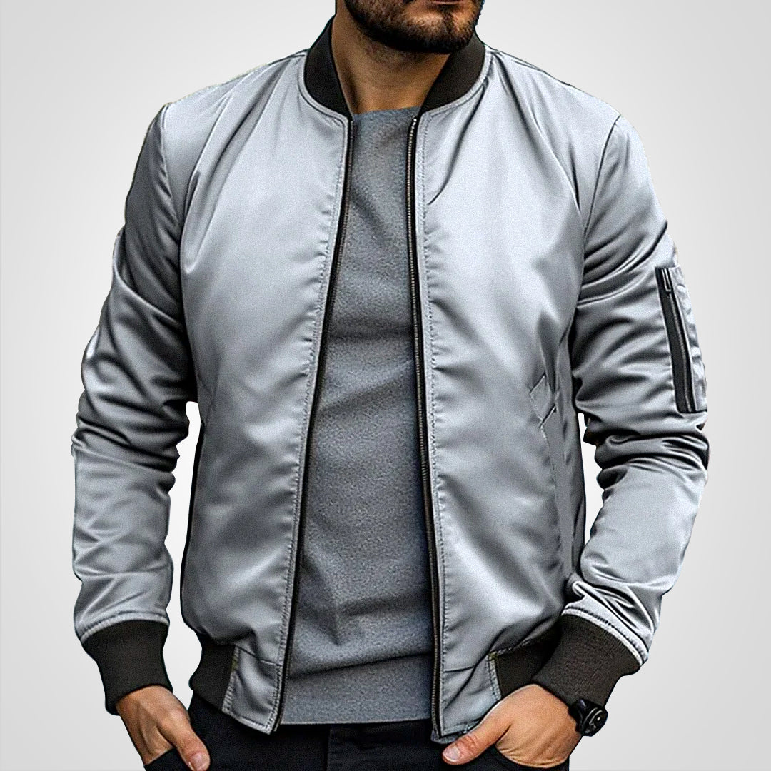 Bob | Women's Classic Bomber Jacket with Long Sleeve