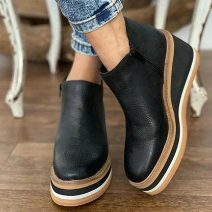 Deborah | Women's Cushioned Slip-On Stylish Elegant Boots
