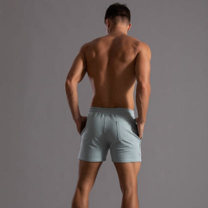Orion | Men's Striped Shorts with Drawstring