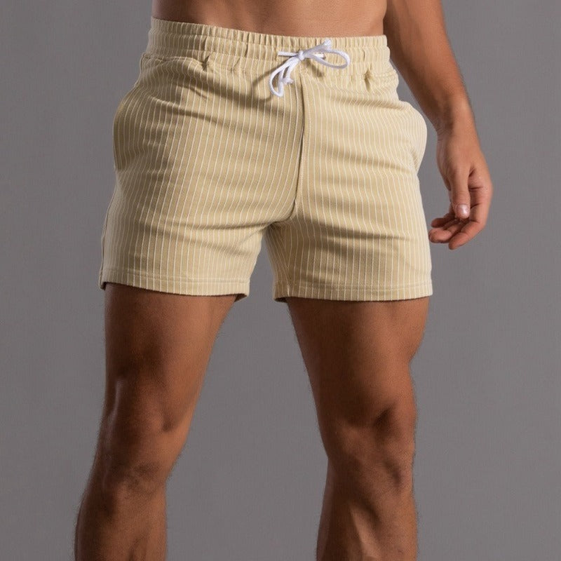 Orion | Men's Striped Shorts with Drawstring