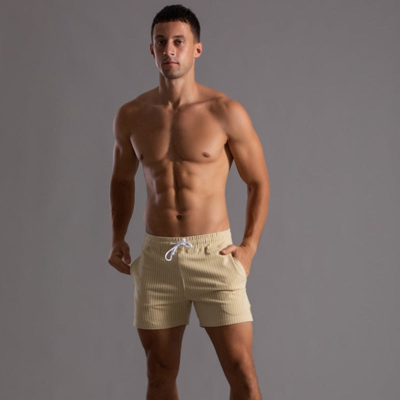 Orion | Men's Striped Shorts with Drawstring
