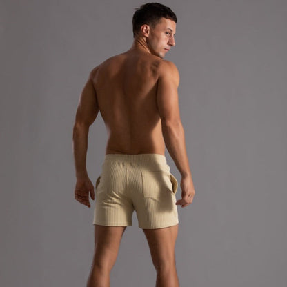 Orion | Men's Striped Shorts with Drawstring