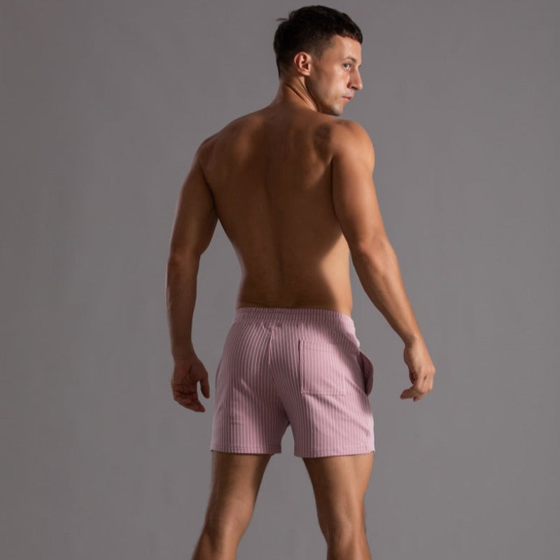 Orion | Men's Striped Shorts with Drawstring