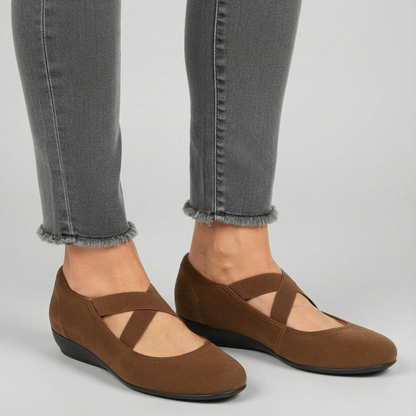 Angel | Comfy Closed Wedge Slip-On Shoes