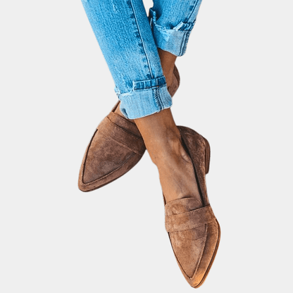 Elora | Cushioned Pointed-Toe Women’s Elegant Loafers