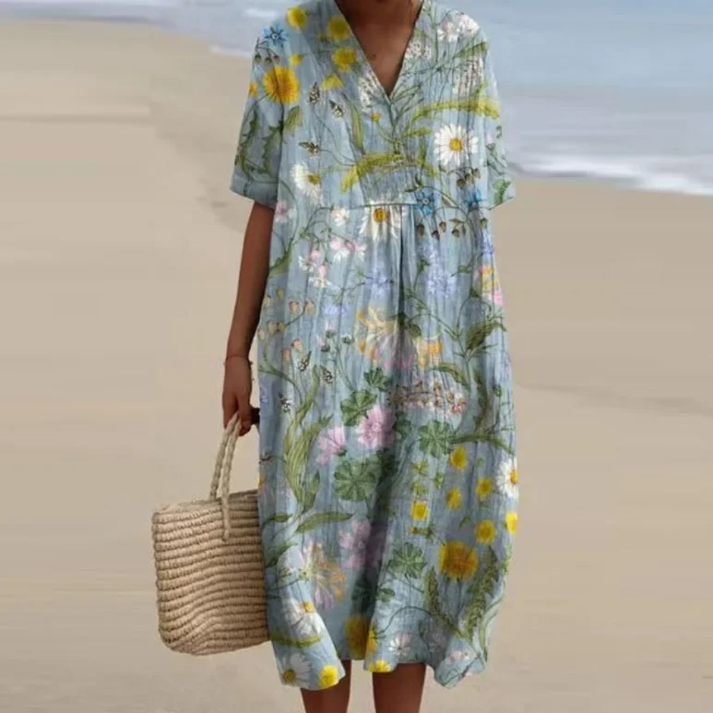 Miles | Women's Colourful Floral Midi Dress