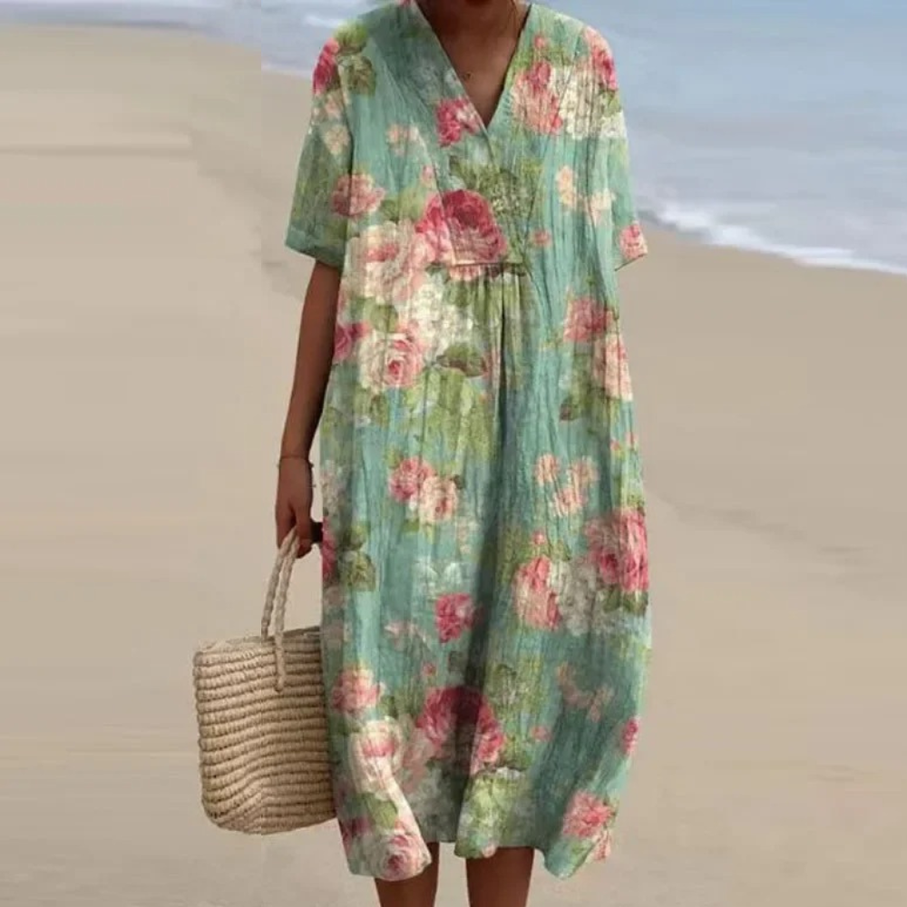 Miles | Women's Colourful Floral Midi Dress