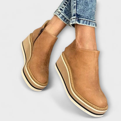 Deborah | Women's Cushioned Slip-On Stylish Elegant Boots