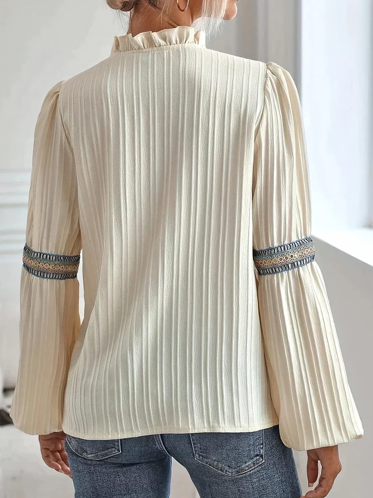 Valerie | Women's Stunning V-Neck Blouse