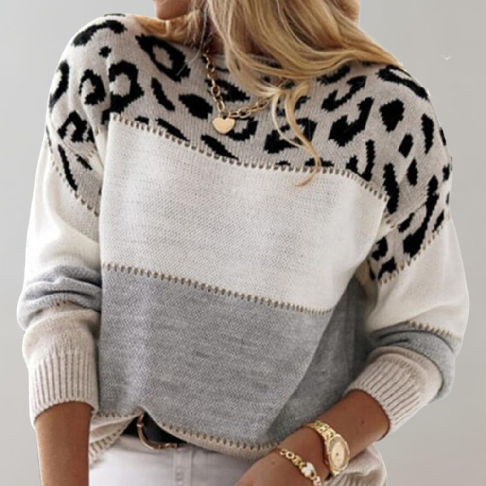Cherry | Women's Relaxed Trendy Chic Patterned Jumper