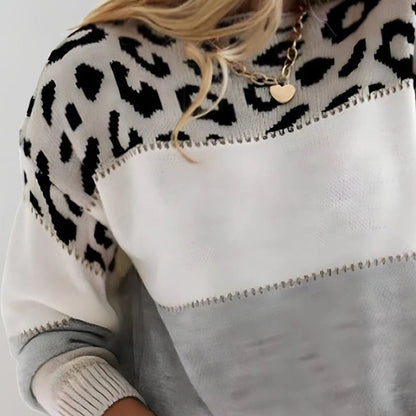 Cherry | Women's Relaxed Trendy Chic Patterned Jumper