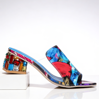Odette | Jewel Heel Slides