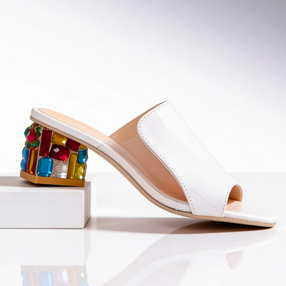 Odette | Jewel Heel Slides