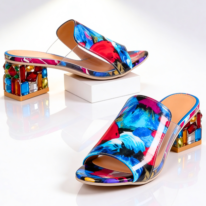 Odette | Jewel Heel Slides