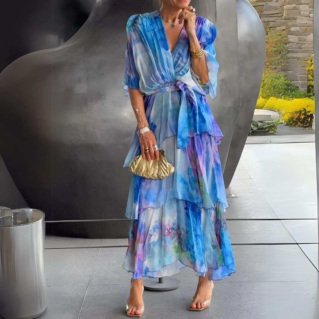 Diana | Women's Stunning V-Neck Maxi Dress