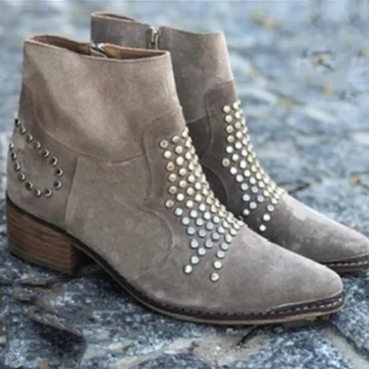 Aina | Studded Edge Boots