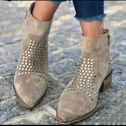 Aina | Studded Edge Boots