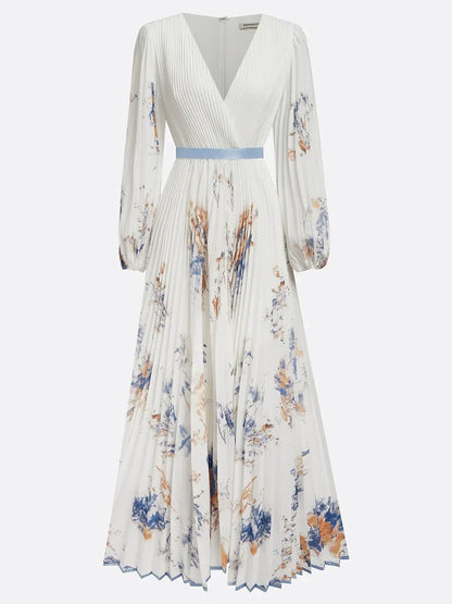 Vicki | Women's Timeless Floral Elegant Midi Dress