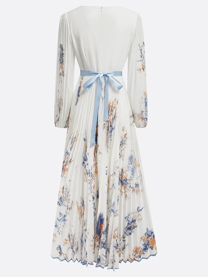 Vicki | Women's Timeless Floral Elegant Midi Dress