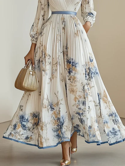 Vicki | Women's Timeless Floral Elegant Midi Dress