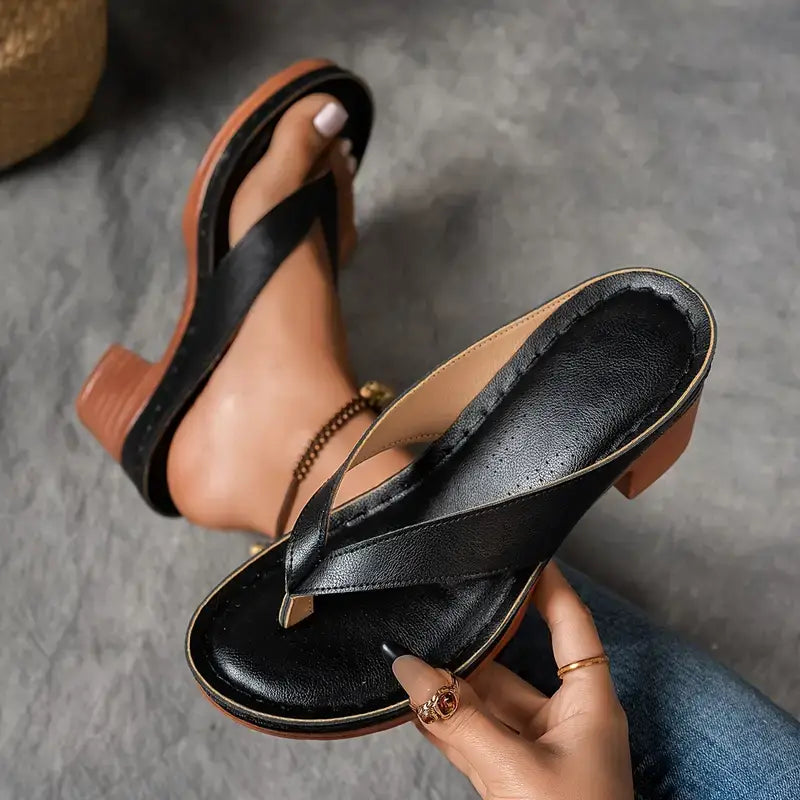 Delacroix | Women's Cushioned Open-Toe Chic Comfort Sandals