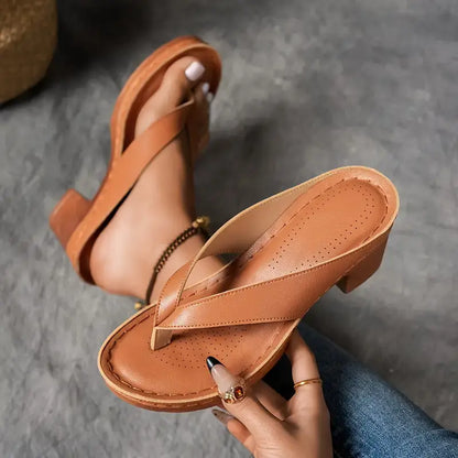 Delacroix | Women's Cushioned Open-Toe Chic Comfort Sandals