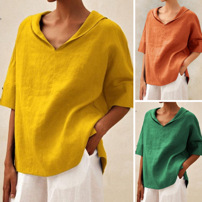 Lhinee | Longline Casual Loose-Fit Blouse