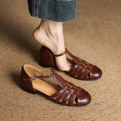 Dalia | Genuine Leather Flats