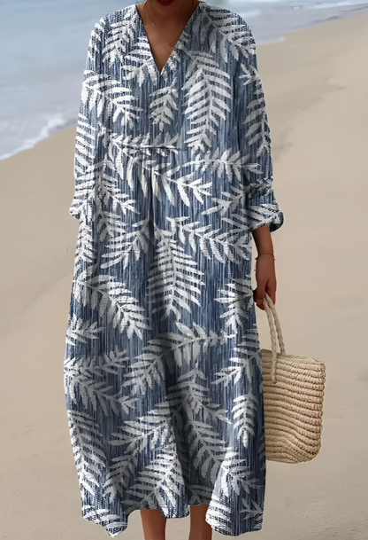 Sophie | Women's Relaxed Geometric Shift Midi Dress