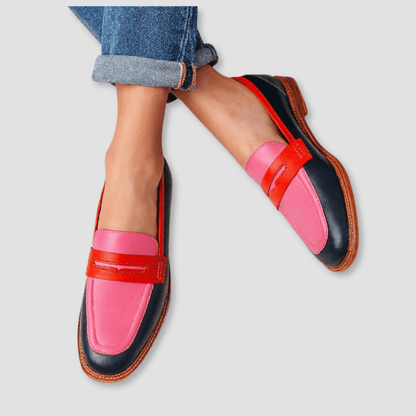 Viva | Women's Cushioned Slip-On Playful Loafers