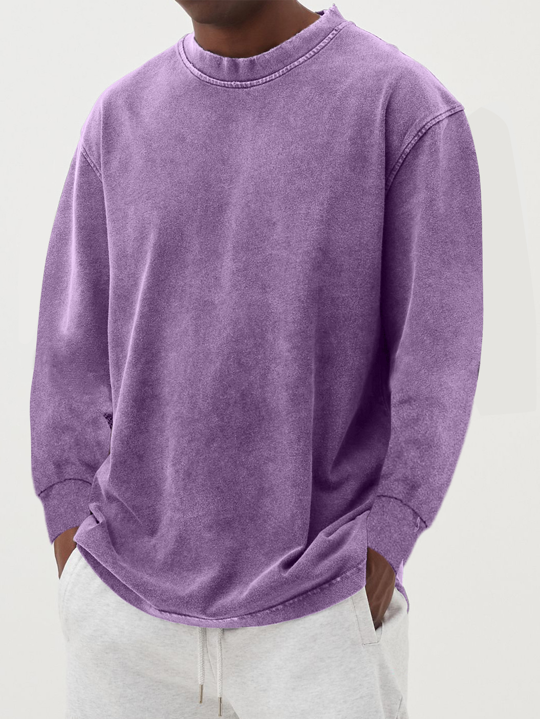 Cristiano | Men's Longline Relaxed Modern Long Sleeve Shirt