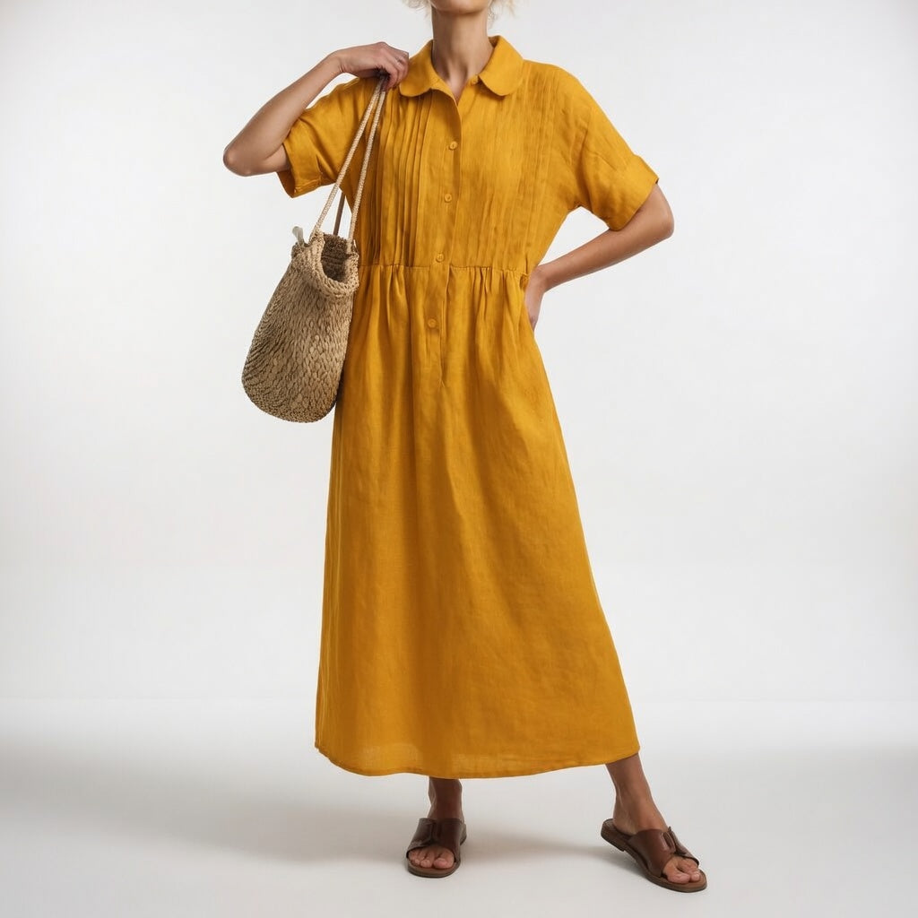 Lysandra | Women's Longline Breezy Summer Shirt Maxi Dress