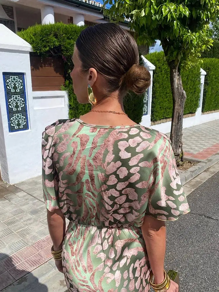 Clarandra | Women's Midi Dress In Copper