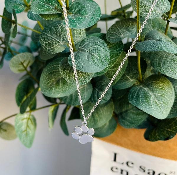 PawNova | Sleek Minimalist Paw Print Pendant