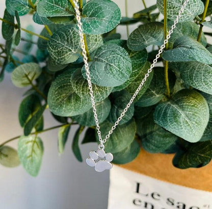 PawNova | Sleek Minimalist Paw Print Pendant