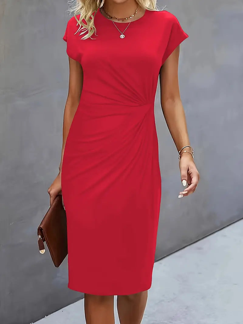 Katrien | Women's Elegant Midi Dress with a Flattering Fit