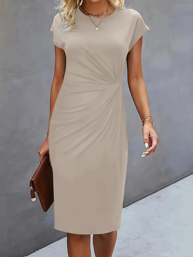 Katrien | Women's Elegant Midi Dress with a Flattering Fit