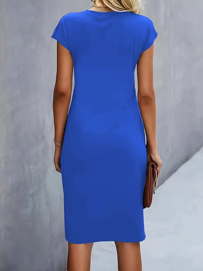 Katrien | Women's Elegant Midi Dress with a Flattering Fit